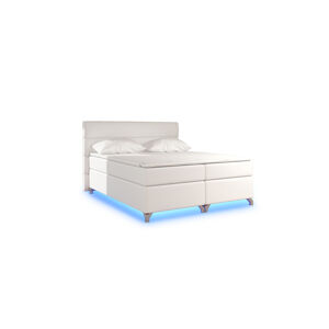 NABBI Avellino 180 čalúnená manželská posteľ s úložným priestorom béžová (Soft 33)