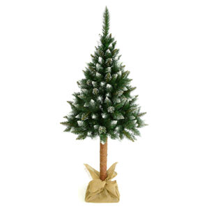 NABBI Christee 5 vianočný stromček na pni 160 cm zelená / biela