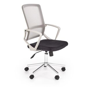 Kancelárska stolička s podrúčkami Flicker - čierna / svetlosivá