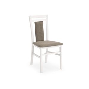 HALMAR Hubert 8 jedálenská stolička biela / hnedá