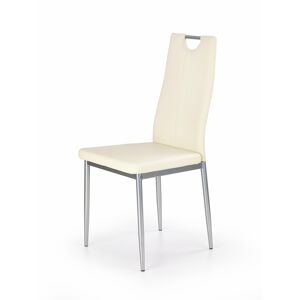 HALMAR K202 jedálenská stolička krémová