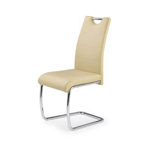 HALMAR K211 jedálenská stolička béžová / chróm