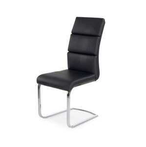 Jedálenská stolička K230 - čierna / chróm
