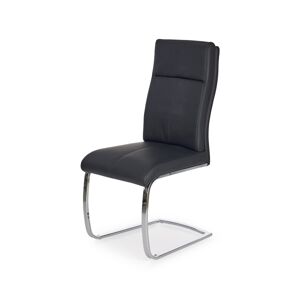 Jedálenská stolička K231 - čierna / chróm