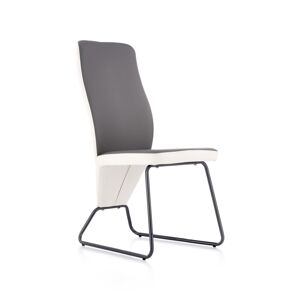 HALMAR K300 jedálenská stolička sivá / biela