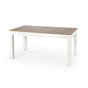 HALMAR Seweryn rozkladací jedálenský stôl dub sonoma / biela