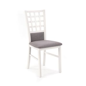 HALMAR Gerard 3 BIS jedálenská stolička biela / svetlosivá