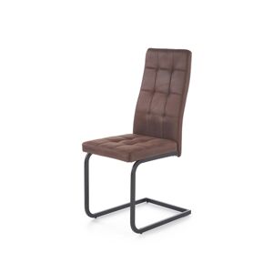 HALMAR K310 jedálenská stolička tmavohnedá / čierna