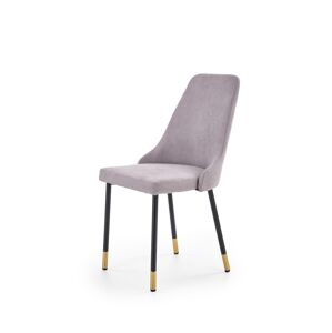 HALMAR K318 jedálenská stolička sivá / čierna / zlatá