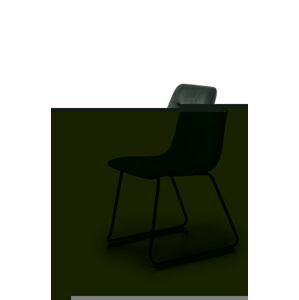 HALMAR K321 jedálenská stolička tmavozelená / sivá / čierna