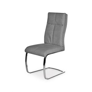 HALMAR K345 jedálenská stolička sivá / chróm