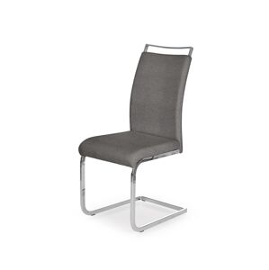 HALMAR K348 jedálenská stolička sivá / chróm