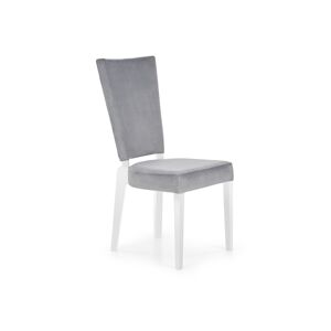 HALMAR Rois jedálenská stolička biela / sivá