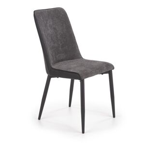 HALMAR K368 jedálenská stolička tmavosivá / čierna
