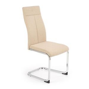 HALMAR K370 jedálenská stolička béžová / chróm