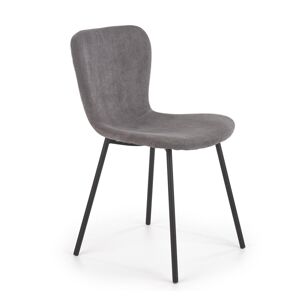 HALMAR K414 jedálenská stolička sivá / čierna