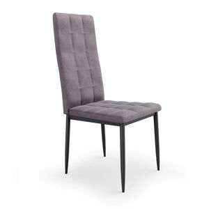 HALMAR K415 jedálenská stolička sivá (Velvet) / čierna