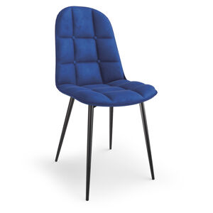HALMAR K417 jedálenská stolička granátová (Velvet) / čierna
