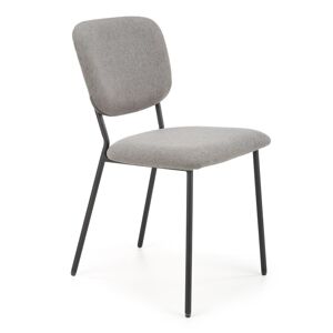 HALMAR K423 jedálenská stolička sivá / čierna