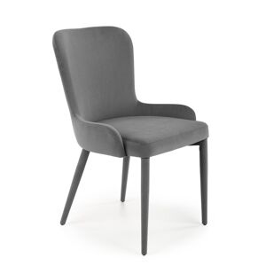 HALMAR K425 jedálenská stolička sivá / čierna