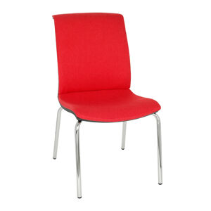NABBI Libon 4L BT konferenčná stolička červená / čierna / chróm