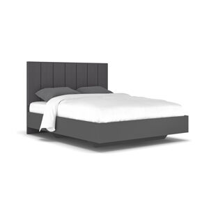 NABBI Lupe LB-160 manželská posteľ s roštom 160x200 cm sivá