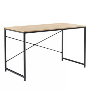 KONDELA Mellora písací stôl dub / čierna