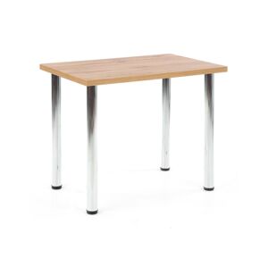 HALMAR Modex 90 jedálenský stôl dub wotan / chróm