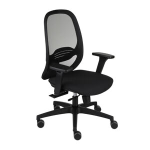 Kancelárska stolička s podrúčkami Nedim BS - čierna (Kosma 01)