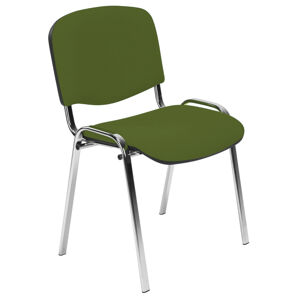 NOWY STYL Iso Chróm konferenčná stolička zelená (M38) / chróm