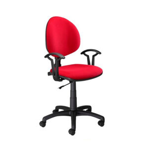 NOWY STYL Smart detská stolička na kolieskach s podrúčkami červená (M04)