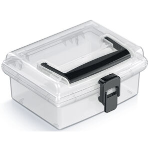 NABBI NUF1L plastový úložný box priehľadná / čierna