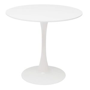 TEMPO KONDELA Reventon okrúhly jedálenský stôl biela matná