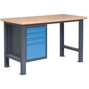NABBI PL02L/P4 pracovný stôl grafit / modrá