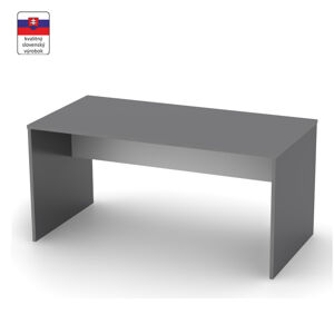 KONDELA Rioma Typ 16 písací stôl grafit / biela
