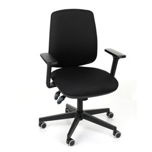 NABBI Sean 3D kancelárska stolička s podrúčkami čierna (Kosma 01)