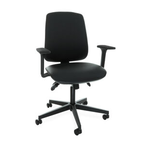 NABBI Sean 3D kancelárska stolička s podrúčkami čierna (Valencia 01)