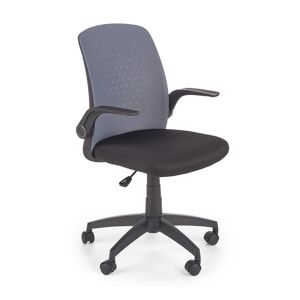 HALMAR Secret kancelárska stolička s podrúčkami čierna / sivá