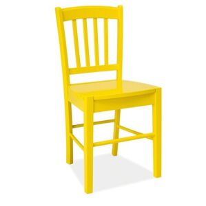 SIGNAL CD-57 jedálenská stolička žltá