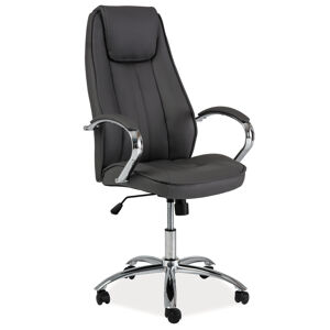 SIGNAL Q-036 kancelárska stolička s podrúčkami sivá