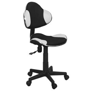 SIGNAL Q-G2 kancelárska stolička biela / čierna
