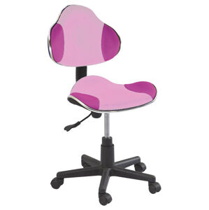 SIGNAL Q-G2 kancelárska stolička ružová