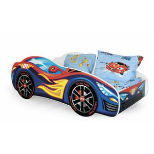 HALMAR Speed detská posteľ s roštom a matracom kombinácia farieb