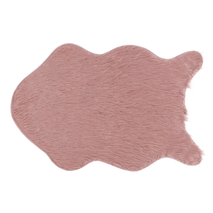TEMPO KONDELA Fox Typ 3 umelá kožušina ružová / zlatoružová