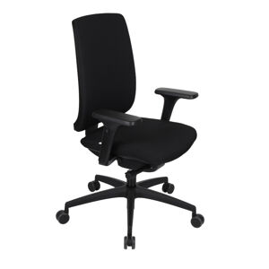 NABBI Velito BT kancelárska stolička s podrúčkami čierna