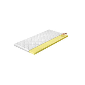 NABBI Vitano 120 obojstranný penový matrac (topper) pamäťová pena / látka